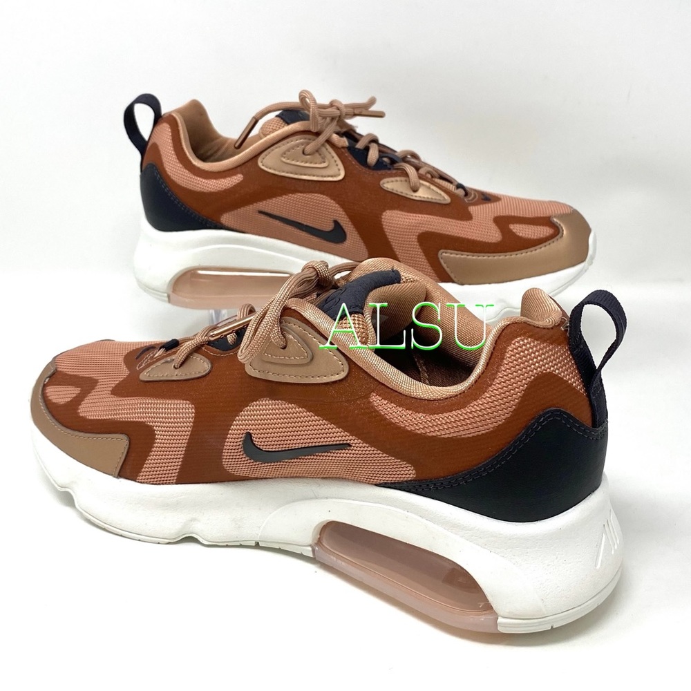 Nike Air Max 200 Red Bronze Women’s Sneakers - Picture 5 of 10